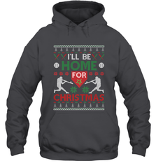 I'll Be Home for Christmas Baseball Gift For Men Women Kids Hooded Sweatshirt Hooded Sweatshirt - FordPhuMy