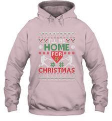 I'll Be Home for Christmas Baseball Gift For Men Women Kids Hooded Sweatshirt Hooded Sweatshirt - FordPhuMy