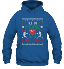 I'll Be Home for Christmas Baseball Gift For Men Women Kids Hooded Sweatshirt Hooded Sweatshirt - FordPhuMy