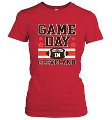 NFL Cleveland Game Day Football Home Team Colors Women's T-Shirt Women's T-Shirt - FordPhuMy