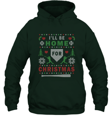 Premium Baseball Ugly Christmas Sweater Pattern Hooded Sweatshirt Hooded Sweatshirt - FordPhuMy