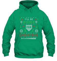 Premium Baseball Ugly Christmas Sweater Pattern Hooded Sweatshirt Hooded Sweatshirt - FordPhuMy
