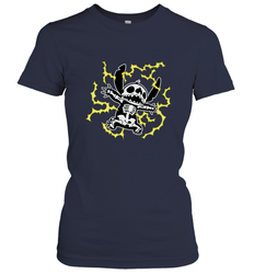 Disney Stitch Skeleton Halloween Women's T-Shirt