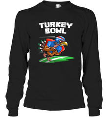 Cool Turkey Bowl _ Funny Thanksgiving Football Player Gift Long Sleeve T-Shirt Long Sleeve T-Shirt - FordPhuMy