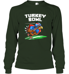 Cool Turkey Bowl _ Funny Thanksgiving Football Player Gift Long Sleeve T-Shirt Long Sleeve T-Shirt - FordPhuMy