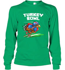 Cool Turkey Bowl _ Funny Thanksgiving Football Player Gift Long Sleeve T-Shirt Long Sleeve T-Shirt - FordPhuMy