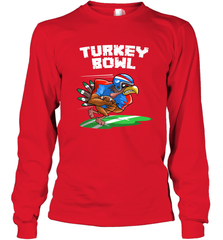 Cool Turkey Bowl _ Funny Thanksgiving Football Player Gift Long Sleeve T-Shirt Long Sleeve T-Shirt - FordPhuMy
