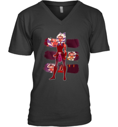 Star Wars Forces of Destiny Ahsoka Panels Men's V-Neck
