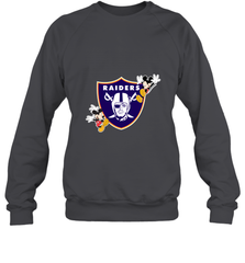 Nfl Oakland Raiders Champion Mickey Mouse Crewneck Sweatshirt Crewneck Sweatshirt - FordPhuMy