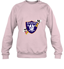 Nfl Oakland Raiders Champion Mickey Mouse Crewneck Sweatshirt Crewneck Sweatshirt - FordPhuMy