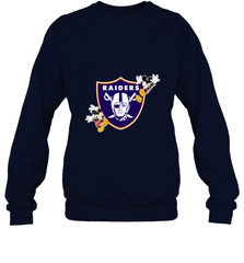 Nfl Oakland Raiders Champion Mickey Mouse Crewneck Sweatshirt Crewneck Sweatshirt - FordPhuMy