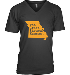 The Great State Of Kansas Men's V-Neck