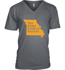 The Great State Of Kansas Men's V-Neck Men's V-Neck - FordPhuMy