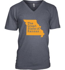The Great State Of Kansas Men's V-Neck Men's V-Neck - FordPhuMy