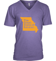 The Great State Of Kansas Men's V-Neck Men's V-Neck - FordPhuMy