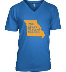 The Great State Of Kansas Men's V-Neck Men's V-Neck - FordPhuMy