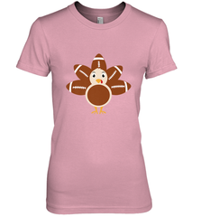 Funny Football Turkey Fall Thanksgiving Football Women's Premium T-Shirt Women's Premium T-Shirt - FordPhuMy