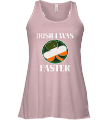 Irish I Was Faster Funny Running St Patricks Day Women's Racerback Tank Women's Racerback Tank - FordPhuMy