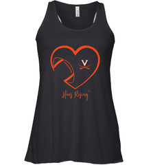 Virginia Cavaliers Football Inside Heart  Team Women's Racerback Tank Women's Racerback Tank - FordPhuMy
