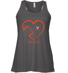 Virginia Cavaliers Football Inside Heart  Team Women's Racerback Tank Women's Racerback Tank - FordPhuMy