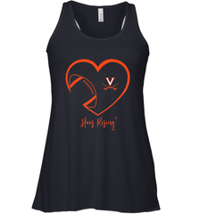 Virginia Cavaliers Football Inside Heart  Team Women's Racerback Tank Women's Racerback Tank - FordPhuMy