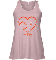 Virginia Cavaliers Football Inside Heart  Team Women's Racerback Tank Women's Racerback Tank - FordPhuMy