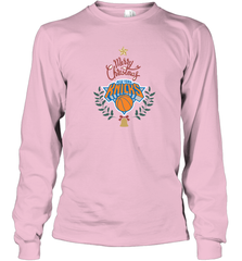 NBA New York Knicks Logo merry Christmas gilf Long Sleeve T-Shirt Long Sleeve T-Shirt - FordPhuMy