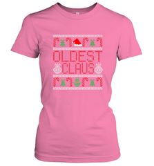 Oldest Claus Santa Hat Christmas Gift Matching Family Ugly Women's T-Shirt Women's T-Shirt - FordPhuMy