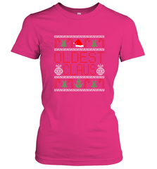 Oldest Claus Santa Hat Christmas Gift Matching Family Ugly Women's T-Shirt Women's T-Shirt - FordPhuMy