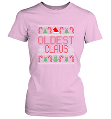 Oldest Claus Santa Hat Christmas Gift Matching Family Ugly Women's T-Shirt Women's T-Shirt - FordPhuMy