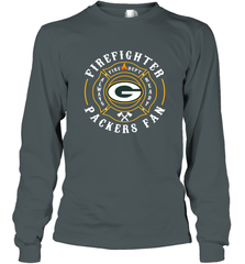 Green Bay Packers NFL Pro Line Green Firefighter Long Sleeve T-Shirt Long Sleeve T-Shirt - FordPhuMy