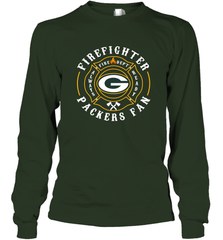 Green Bay Packers NFL Pro Line Green Firefighter Long Sleeve T-Shirt Long Sleeve T-Shirt - FordPhuMy