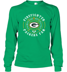 Green Bay Packers NFL Pro Line Green Firefighter Long Sleeve T-Shirt Long Sleeve T-Shirt - FordPhuMy