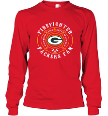 Green Bay Packers NFL Pro Line Green Firefighter Long Sleeve T-Shirt Long Sleeve T-Shirt - FordPhuMy