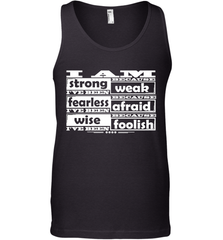 I am strong, fearless wise Best Novelty Gift Wing Inspirational Quote Men's Tank Top Men's Tank Top - FordPhuMy