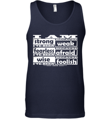 I am strong, fearless wise Best Novelty Gift Wing Inspirational Quote Men's Tank Top Men's Tank Top - FordPhuMy