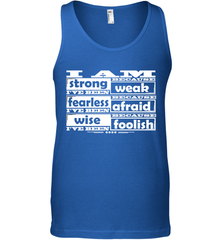 I am strong, fearless wise Best Novelty Gift Wing Inspirational Quote Men's Tank Top Men's Tank Top - FordPhuMy