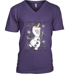 Disney Frozen Olaf Some People Are Worth Melting For Men's V-Neck Men's V-Neck - FordPhuMy