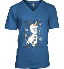 Disney Frozen Olaf Some People Are Worth Melting For Men's V-Neck Men's V-Neck - FordPhuMy