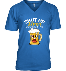 Shut Up Liver You're Fine Funny Saying St. Patrick's Day Men's V-Neck Men's V-Neck - FordPhuMy