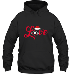 NFL Pittsburgh Steelers Logo Christmas Santa Hat Love Heart Football Team Hooded Sweatshirt