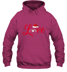 NFL Pittsburgh Steelers Logo Christmas Santa Hat Love Heart Football Team Hooded Sweatshirt Hooded Sweatshirt - FordPhuMy