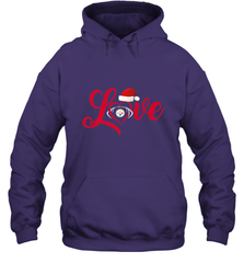 NFL Pittsburgh Steelers Logo Christmas Santa Hat Love Heart Football Team Hooded Sweatshirt Hooded Sweatshirt - FordPhuMy