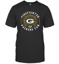 Green Bay Packers NFL Pro Line Green Firefighter Men's T-Shirt