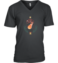 NBA Miami Heat Logo merry Christmas gilf Men's V-Neck