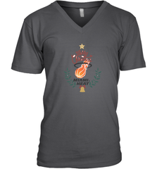 NBA Miami Heat Logo merry Christmas gilf Men's V-Neck Men's V-Neck - FordPhuMy