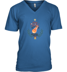 NBA Miami Heat Logo merry Christmas gilf Men's V-Neck Men's V-Neck - FordPhuMy