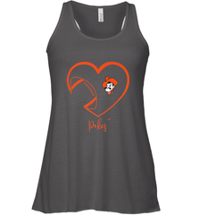 Oklahoma State Cowboys Football Inside Heart  Team Women's Racerback Tank Women's Racerback Tank - FordPhuMy
