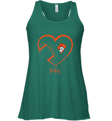 Oklahoma State Cowboys Football Inside Heart  Team Women's Racerback Tank Women's Racerback Tank - FordPhuMy