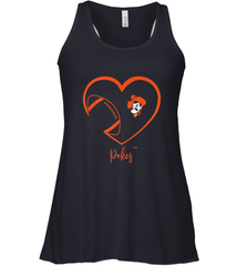 Oklahoma State Cowboys Football Inside Heart  Team Women's Racerback Tank Women's Racerback Tank - FordPhuMy